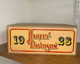 Harley-Davidson 1928 Wooden Storage Box