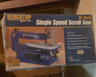 BENCHTOP Pro 16 Inch Single Speed Scroll Saw