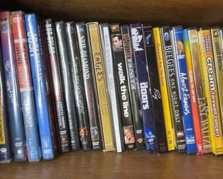Huge Music and Film DVDs Collection