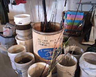 Ice fishing poles