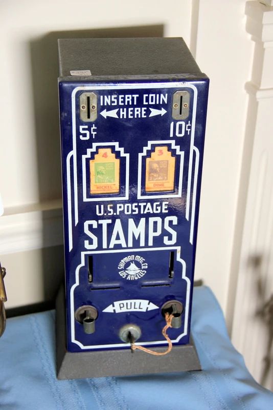 Vintage Postage Stamp Machine