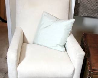 Pair of White Swivel Rockers
