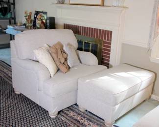 Oversized Chair & Ottoman