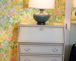 French Provencal Drop Front Desk