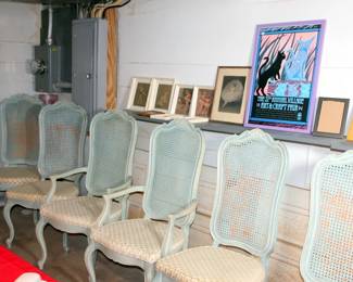 6 French Provencal Dining Chairs
