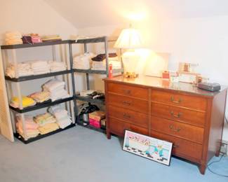 Kindel Twin Bed Set (Pair of Twin Bed Frames, Night Stand, Dresser with Mirror)