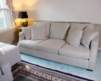 Very Nice Sam Moore Sofa with Down Pillows
