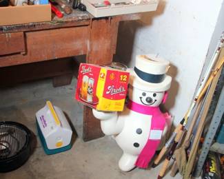 Stroh’s Advertising Snowman