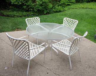 Patio Set with 4 Chairs