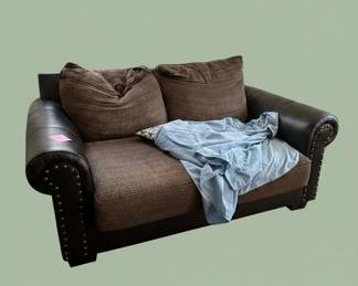 Transitional Style Loveseat