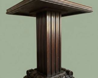The Bombay Company Fluted Column Pedestal Stand
