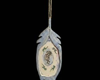 Kokopelli Ceramic Wall Hanging