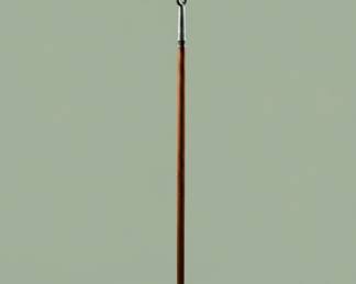 Vintage Walking Cane with Metal Handle