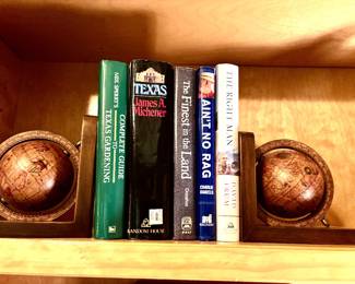 Globe bookends