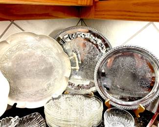 Silverplate trays