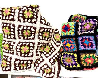 Crocheted afghans