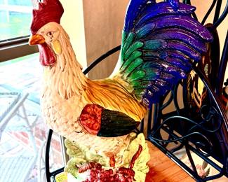 Ceramic rooster 