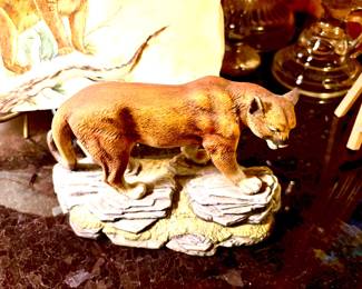Mountain lion figurine