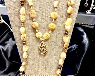 Quartz necklaces