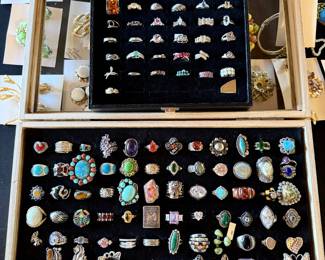 Sterling silver rings