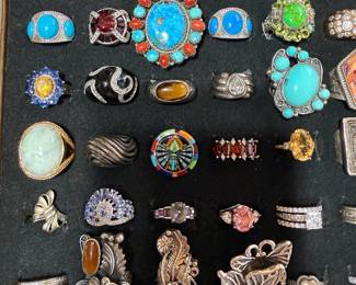 Sterling silver rings