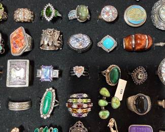 Sterling silver rings