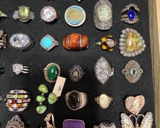 Sterling silver rings