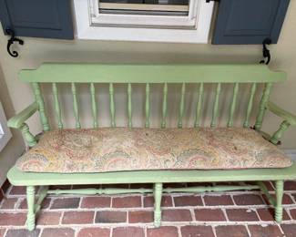 Wooden bench