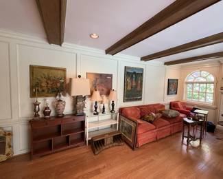 Antique Furniture, Lamps, & Fine Art