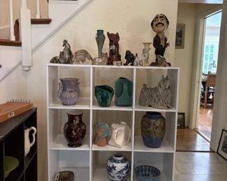 Pottery, Vases & Sculptures, Fine China & Decorative Plates, Uranium Glass, Glassware, Pitchers & Teapots, Ceramic Bowls & Serving Pieces, Trinket Boxes