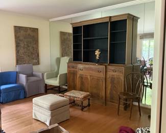 Additional dining chairs & lounge chairs, English oak Welsh dresser