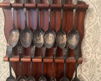 Original 13 Colonies Teaspoon Collection