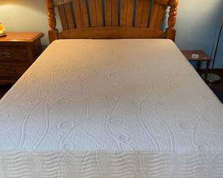 Beautiful Queen-Size Bed w/Handsome Mattress