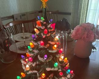 Lighted Ceramic Christmas Tree