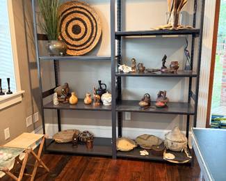 Folding vintage chairs , African collection 