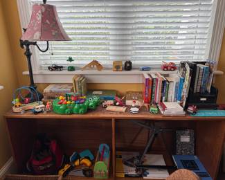 Tons of vintage and newer toys, books & games