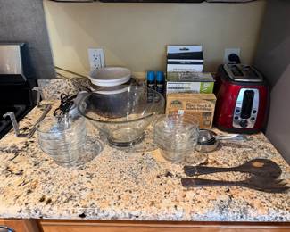 In the kitchen