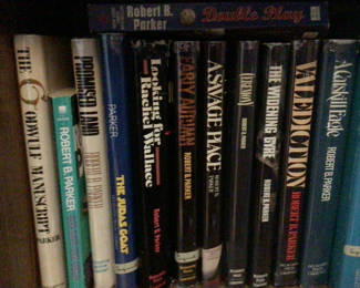 Lot 44: Signed Collection of Robert B. Parker Paperback Novels