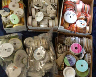 Lot 104: Assorted Ribbon Spools