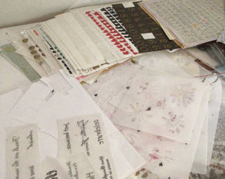 Lot 115: Assorted Scrapbooking Supplies