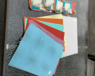 Lot 114: Plastic canvas