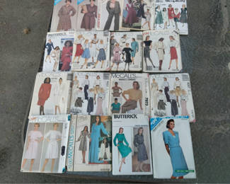 Lot 115: Vintage uncut sewing pattern collection (McCall's, Butterick, Simplicity)