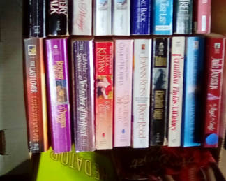 Lot 91: Assorted paperback romance and mystery novels