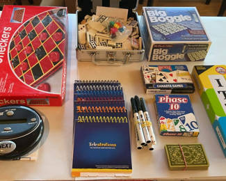 Lot 16: Board games and accessories collection