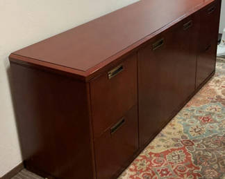 Lot 33: Long Wood Versatile Cabinet