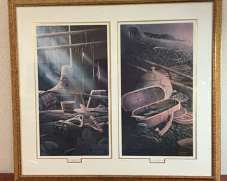 Lot 38: Beautifully Matted and Framed Litho By Gary Peterson
