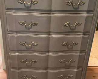 Lot 2: Two Vintage Shabby Chic Dressers