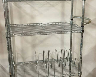 Lot 35: Adjustable Metal Storage Rack