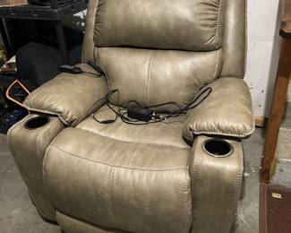Electric leather chair 