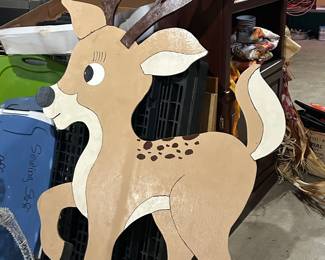 Large wood cutout